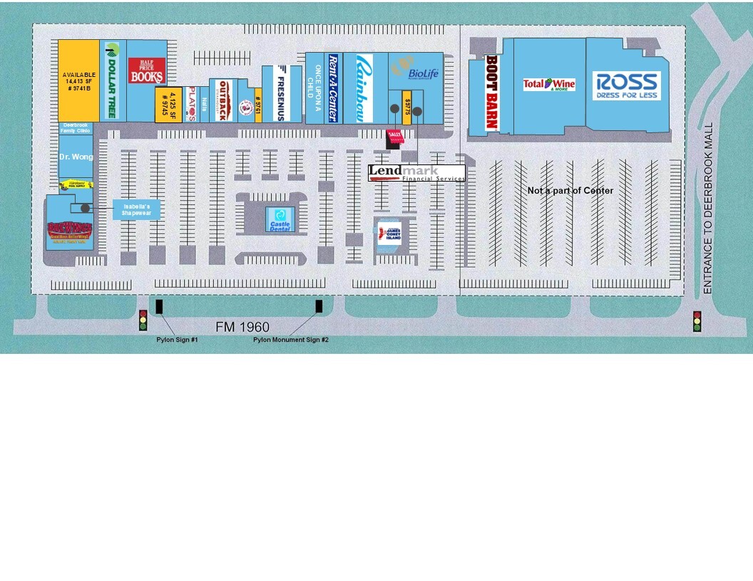 洋書 Hometown Almamac&Directory Retail For Lease — 9715-9785 E FM 1960 Bypass Road, Humble